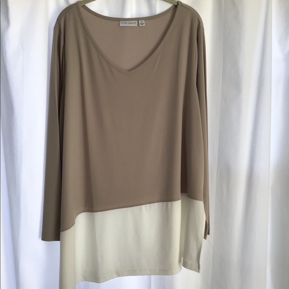 Susan Graver Tops - Susan Graver Liquid Knit tiered tunic